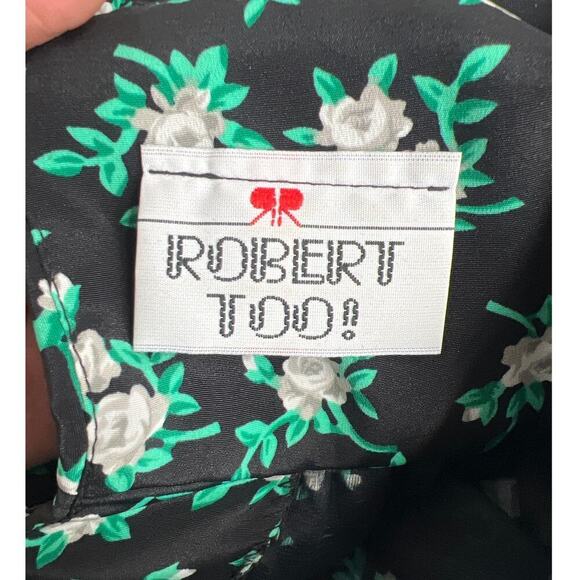 Vintage Robert Too Drop Waist Dress Size 16 1/2 - Picture 9 of 10